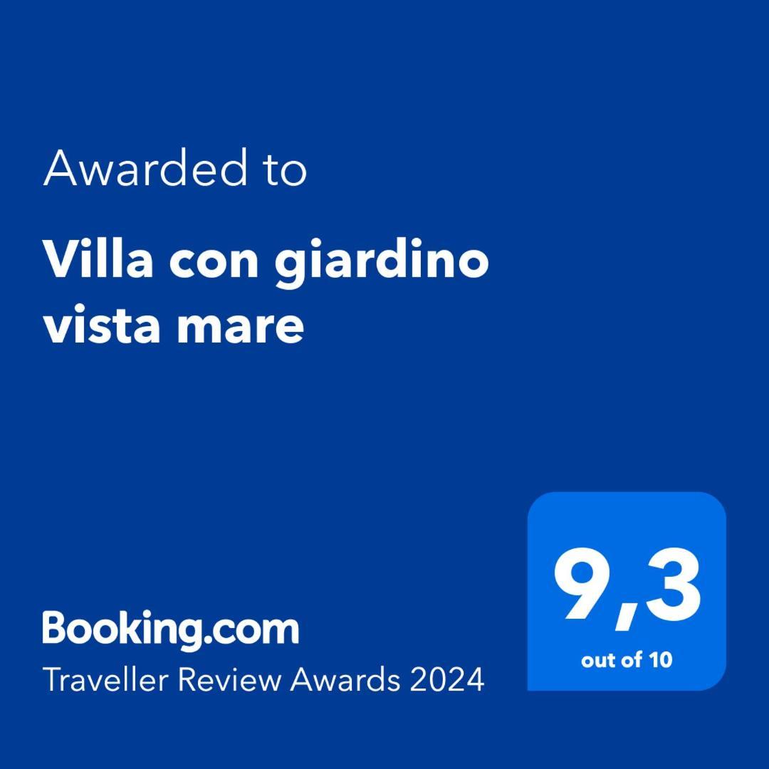 Villa Con Giardino Vista Mare Capitana Eksteriør billede