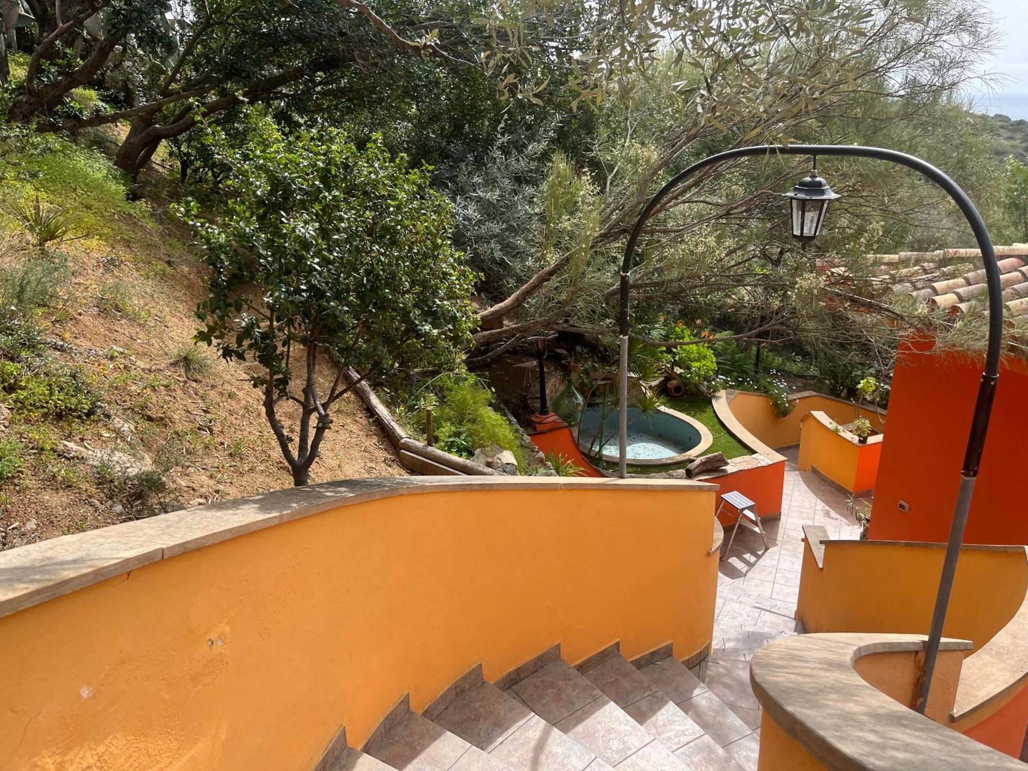 Villa Con Giardino Vista Mare Capitana Eksteriør billede