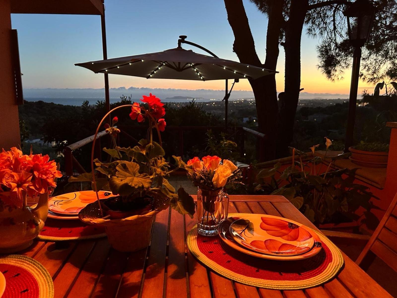 Villa Con Giardino Vista Mare Capitana Eksteriør billede