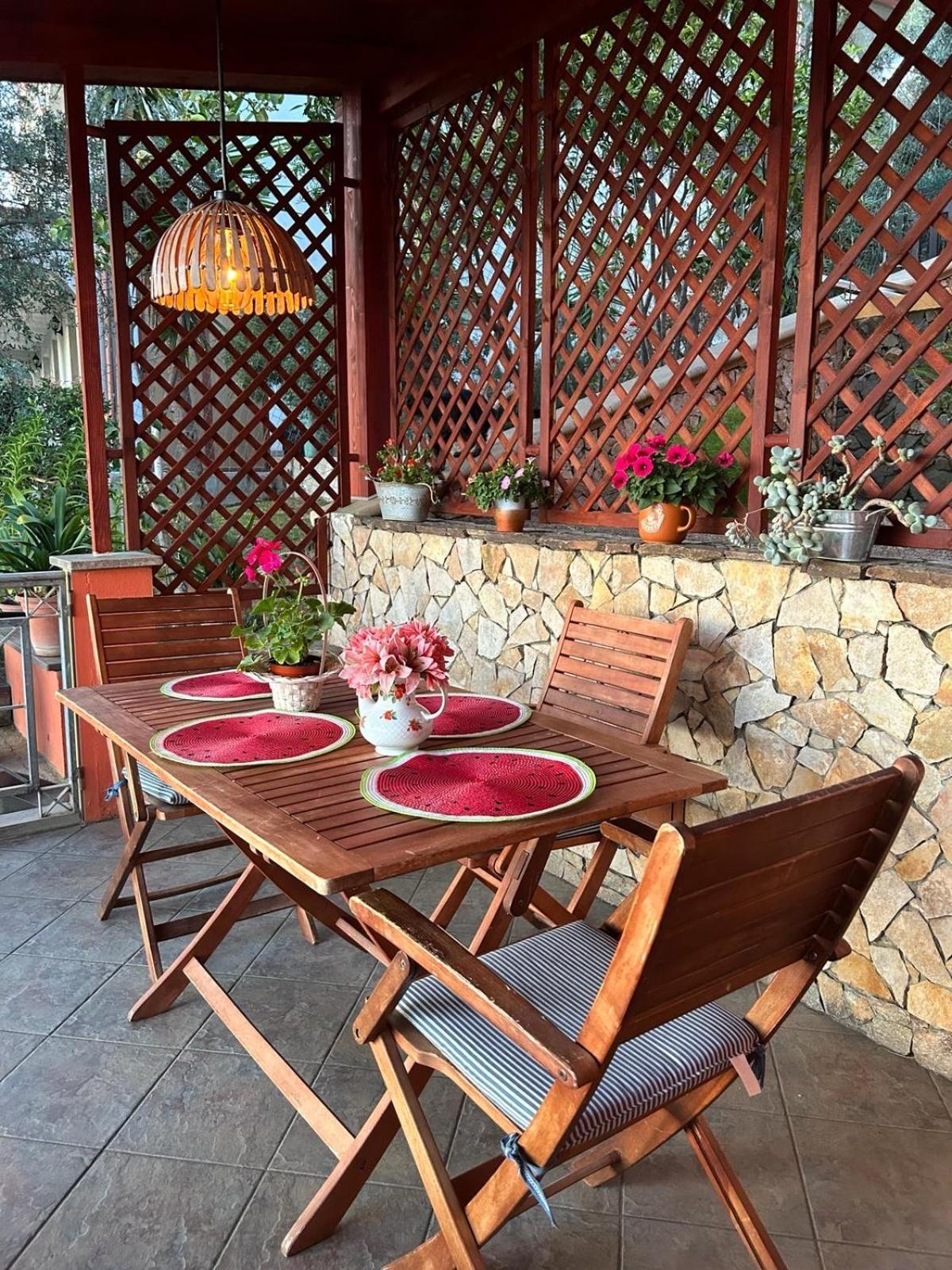Villa Con Giardino Vista Mare Capitana Eksteriør billede